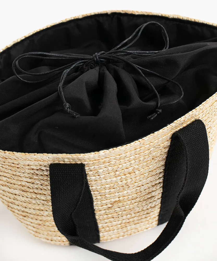 Straw Picnic Bag