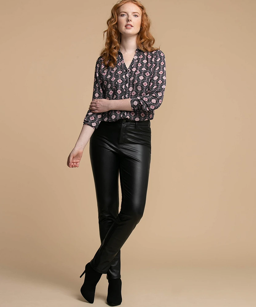 Patterned Collared Shirt