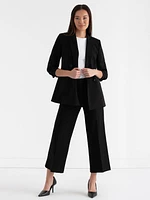 Weslee Wide Crop Pant Luxe Ponte