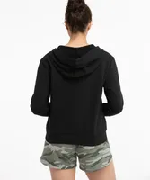 French Terry Zip Front Hoodie
