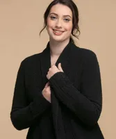 Teddy Cocoon Cardigan