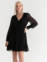 Nova Chiffon Smocked Mini Dress