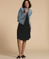 Sleeveless A-Line Dress
