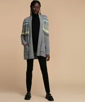 Open Front Fair Isle Cardigan