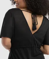 Sheer Burnout Beach Cover-Up