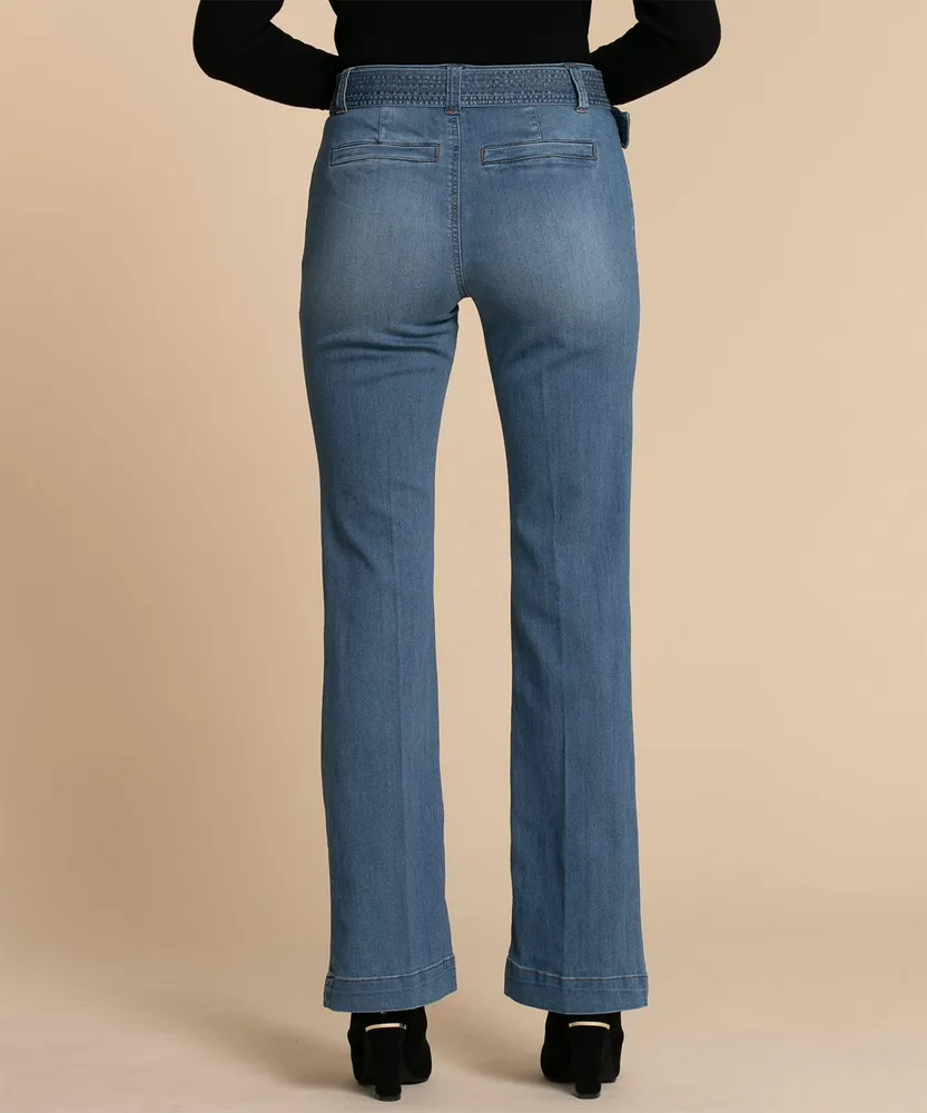 One 5 Belted Jean Trouser