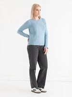 Pointelle Sweater