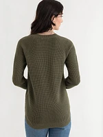 Waffle Knit Sweater