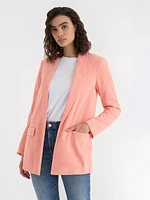 Relaxed Fit Linen Blazer