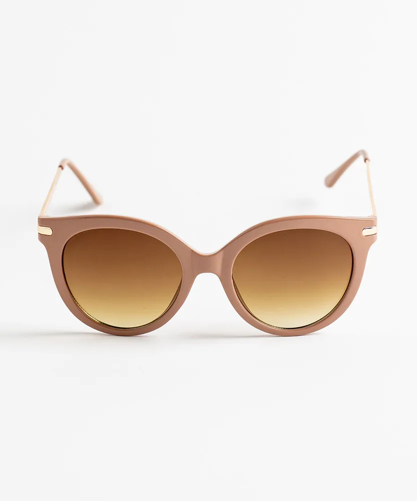 Oversized Taupe Sunglasses