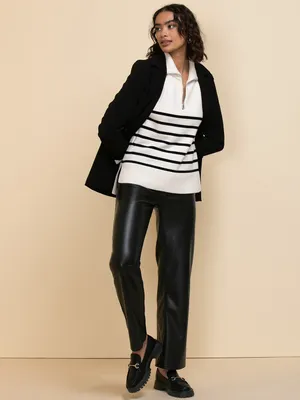Lucy 90's Straight Leg Pant Faux Leather