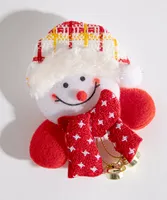 Festive Snowman Brooch