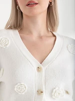 Rosette Cardigan