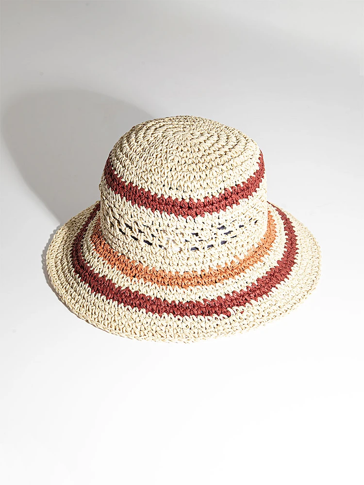 Straw Bucket Hat