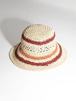 Straw Bucket Hat