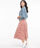 Bias Cut Midi Skirt