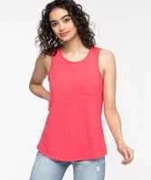 Sleeveless Hacci Pocket Tee