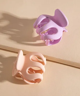 2-Pack Matte Octopus Claw Clips
