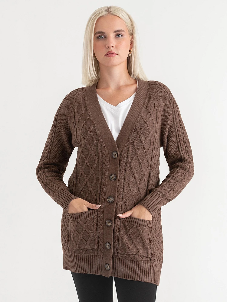 Cable Knit Cardigan