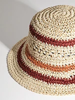 Straw Bucket Hat