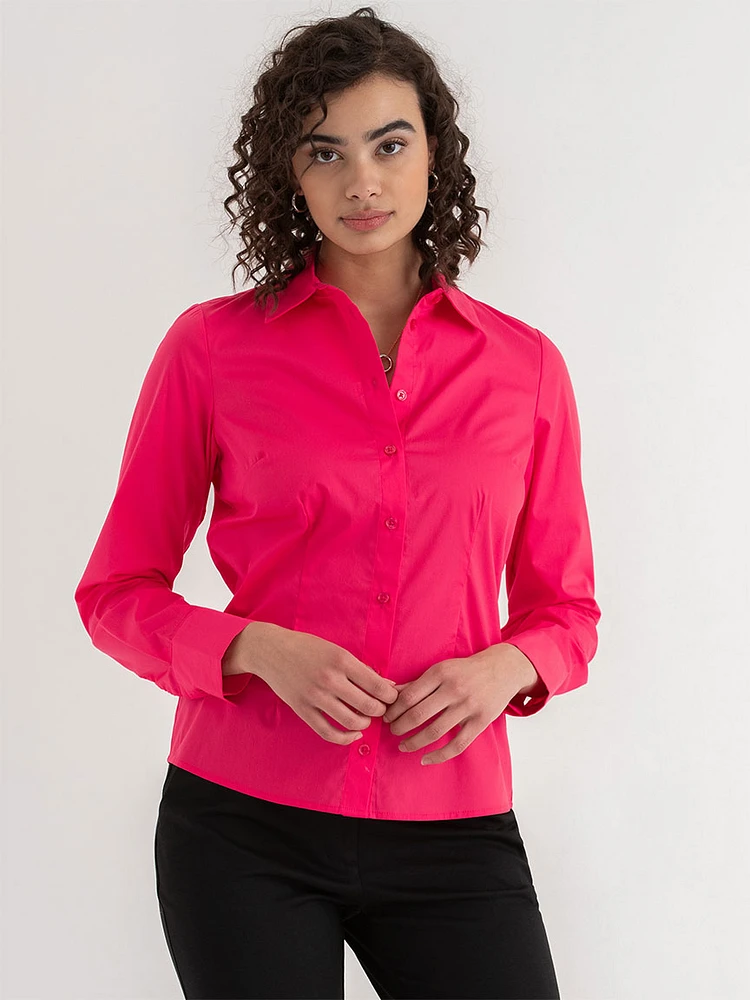 New Talia Fitted Collared Shirt
