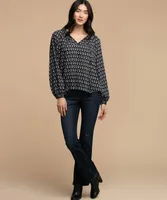 Long Sleeve Peasant Blouse