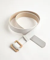 Seamless White Belt