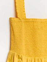Smocked Tiered Mini Dress