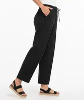 French Terry Straight Leg Pant