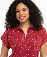 Extended Sleeve Collared Shirt