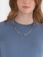 Cashmere Blend Crew Neck Sweater