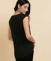 Crew Neck Extend Sleeve Tee