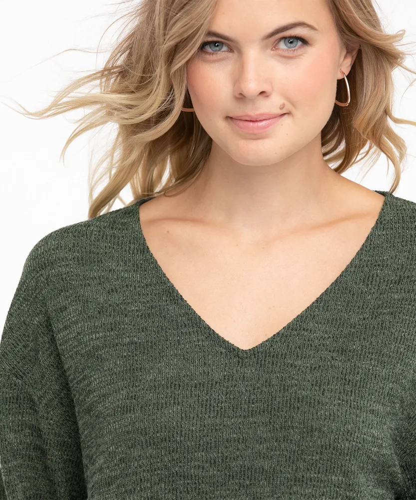 Ribbed Long Sleeve Sweater