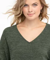 Ribbed Long Sleeve Sweater