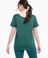Shadow Stripe Active Tee