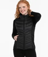 Eco-Friendly Mixed Media Puffer Vest