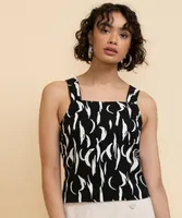 Sleeveless Square Neck Blouse