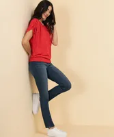 Top with Drawstring Shoulders