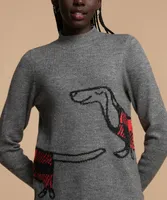 Dachshund Mock Neck Tunic Sweater