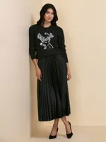 Crewneck Mossy Reindeer Sweater