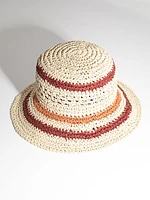 Straw Bucket Hat