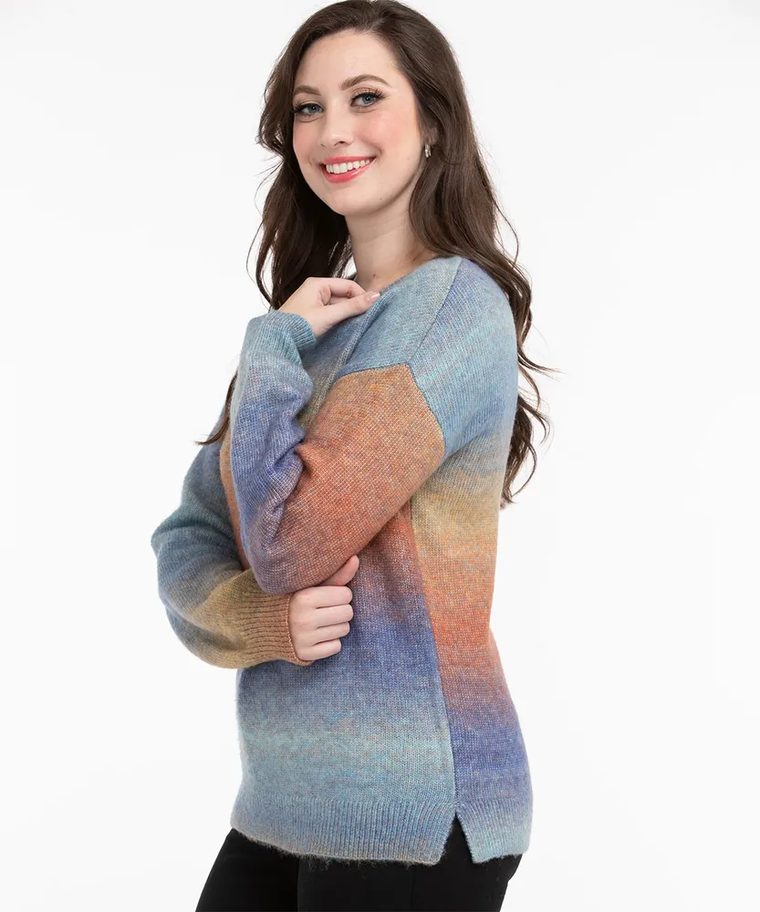 Ombre Pullover Sweater