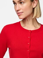 Natalie Long Sleeve Round Neck Knit Cardigan