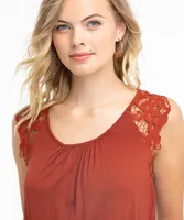 Crochet Shoulder Tank Top