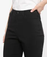 Microtwill Pull-On Crop Pant