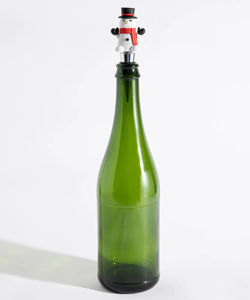 Snowman Wine Topper