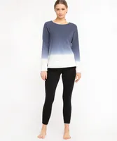 Dip Dye Long Sleeve Sweatshirt