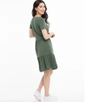Tiered Short Sleeve Dress