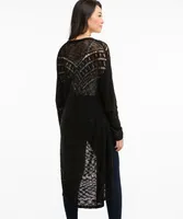 Open Stitch Pointelle Cardigan