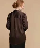 Satin Collared Shirt